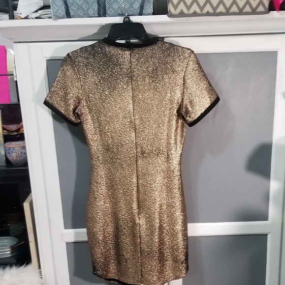 MISSGUIDED ROSEGOLD DRESS - Picture 4 of 6